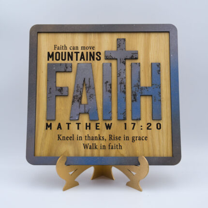 Gracewood Studio Faith Collection Faith moves Mountains